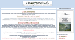 Desktop Screenshot of meinwomobuch.com
